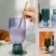 thumbnail image 5 of Taza de helado de cristal para bebidas multicolor, tazas de postre de cristal para ensalada de frutas o pudín, 350ML, 5 of 5
