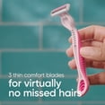 thumbnail image 5 of Gillette Female Venus Simply3 Dragonfruit Women's Disposable Razors, 4 Count, Multi-color, 5 of 9