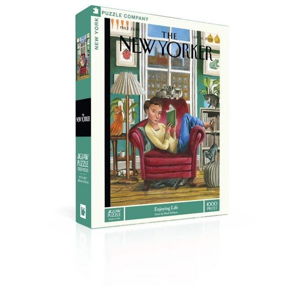 New York Puzzle Company Enjoying Life 1000 Piece Jigsaw Puzzle