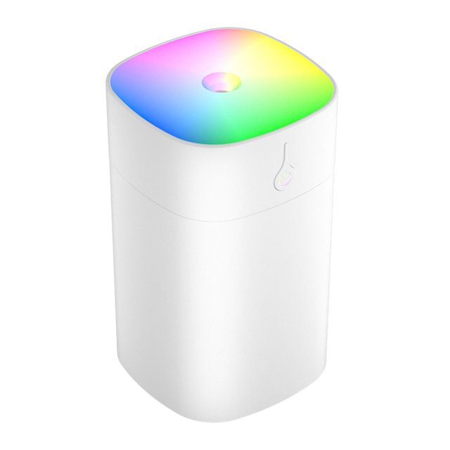 Humidificadores de Niebla Humidificador Personal Difusor de Conversión de Luces LED Pulverizador de Niebla de Capacidad de 400 Ml de Bajo Ruido para M Blanco mayimx Humidificador de aire