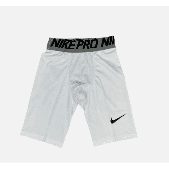 Nike PRO Men's Dri-Fit Compression Shorts Gym Running - White / Medium