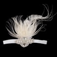 thumbnail image 2 of Diadema de Plumas BLESIY Accesorios para Mujer nupcial Casco de los años 20, 2 of 8