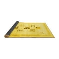 thumbnail image 2 of Ahgly Company Indoor Rectangle Solid Yellow Modern Area Rugs, 5' x 8', 2 of 4