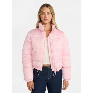 Jessica Simpson Women's Round Collar Faux Fur Jacket, Sizes XS-XXL
