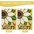 thumbnail image 7 of HGUAN Welcome Spring Summer Sunflower Decorative House Flag, Bee Garden Yard Outside Decorations, Farmhouse Outdoor Large Home Decor Double Sided, 7 of 7