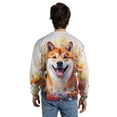 thumbnail image 5 of Welcome Spring Summer Shiba Inu Portrait Flower Blue Sky All Over Print 3D Sweatshirt Unisex Merch Shibas Dog Lovers Gifts Idea - 12001, 5 of 6