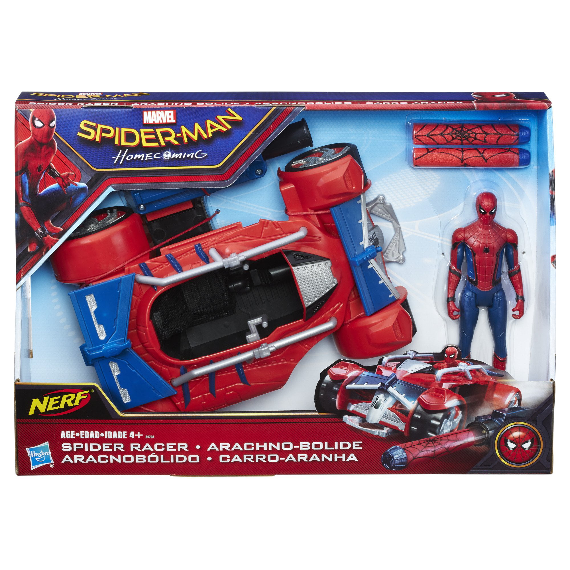 spiderman homecoming spider racer 