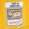 thumbnail image 4 of Men's Mitchell & Ness Baron Davis Navy/Gold Golden State Warriors Hardwood Classics 2006/07 Split Swingman Jersey, 4 of 4