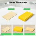 thumbnail image 5 of (2 pack) MYSPRI 16 Pack Kitchen Sponges for Dishes Cleaning Non Scratch Compressed Sponges DIY, 5 of 8