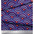 thumbnail image 3 of Soimoi polyester Crepe Fabric Scales Geometric Decor Fabric Printed Yard 42 Inch Wide, 3 of 3