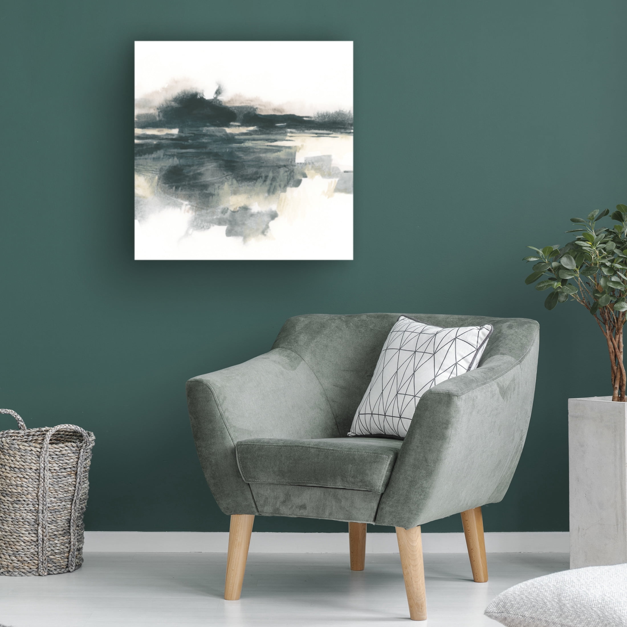 Trademark Fine Art June Erica Vess  Obsidian Field II Canvas Wall Art