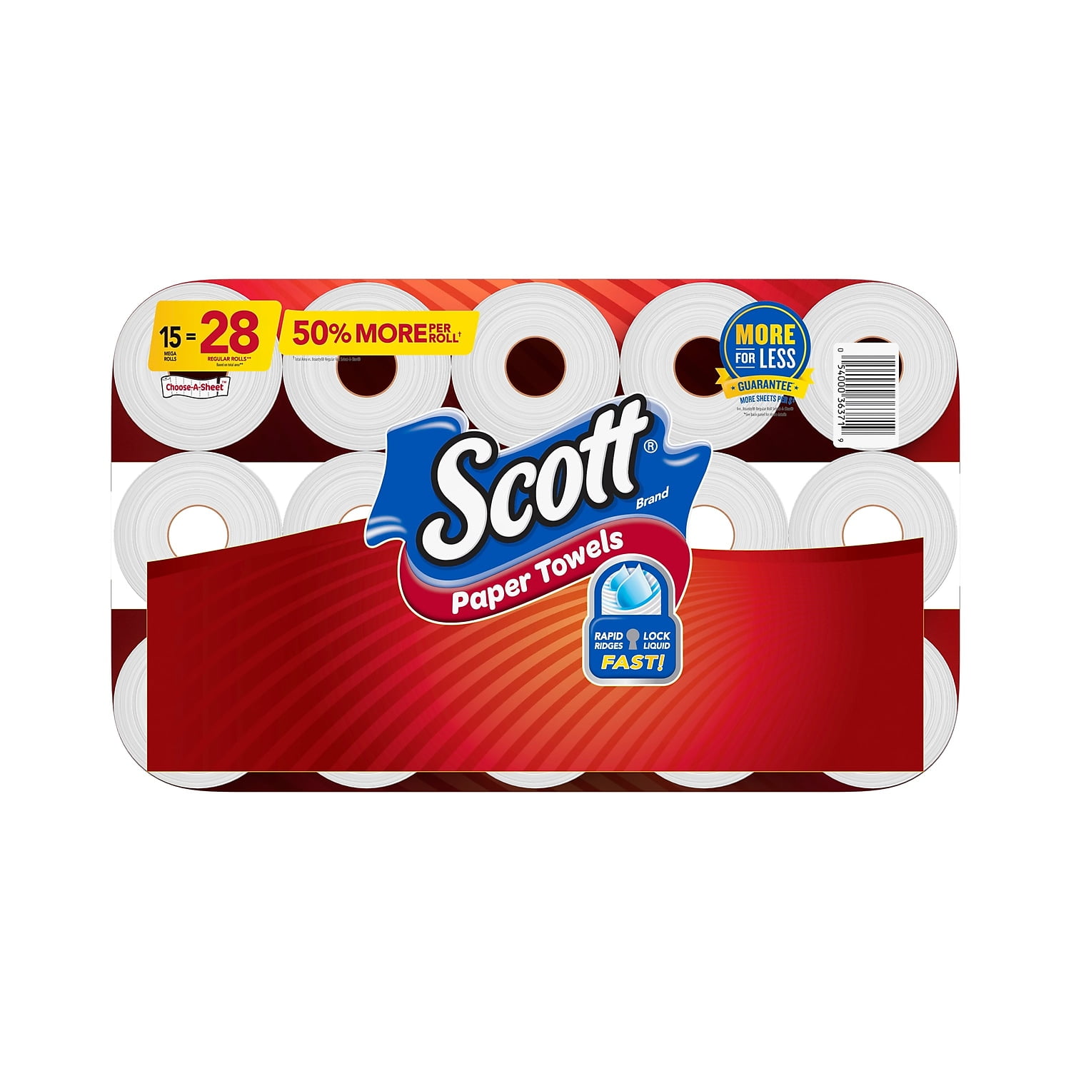 Scott KCC55417CT Double Roll Paper Towels - 15 Per Pack - Case of 2