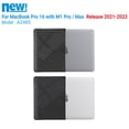 thumbnail image 5 of IBENZER Compatible with MacBook Pro 16 Inch Case 2025 2024 M4 A3403 A3186 M3 A2991 M2 A2780 M1 A2485 Pro Max (2025-2021), Hard Shell Case & Keyboard Cover & Type-C for Mac Pro 16, Star Black, S-BK, 5 of 7