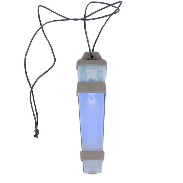 Lámpara de señal de luz intermitente de seguridad para casco (color arena azul claro) Tmvgtek Para Estrenar