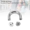 thumbnail image 4 of U Rings, 10 Sets Metal U Rings Buckle Handbag Connector with PH Screws Strong Long Lasting StableTrusted for Leather Crafts, 4 of 7