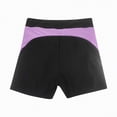 thumbnail image 6 of HCNTES Women High Waisted Swim Shorts - Bathing Suit Short Tummy Control Swimsuit Bottom Boy Shorts(Purple,S), 6 of 6