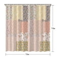 thumbnail image 5 of Pioneer Flower Floral Print Pattern Shower Curtain 72"x72" ,Bathroom Decorative Shower Curtains Set with 12 Hooks,Modern Waterproof Washable Shower Curtain, 5 of 6