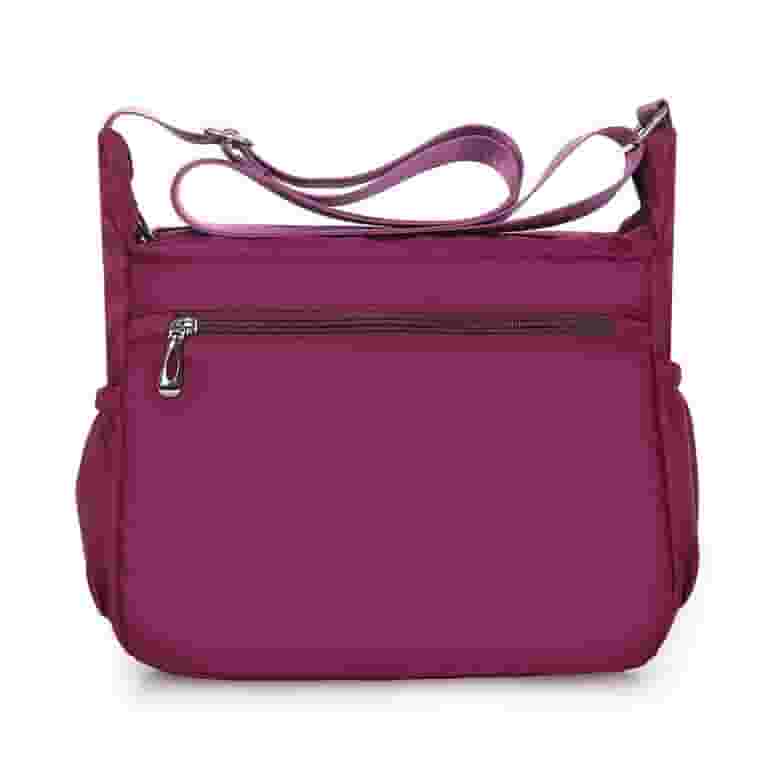 トートバッグ V73 Women Messenger Bags 73BS8G201HARRIETNATURMULTICOLOR Bei Multi Pockets Shoulder Bag Messenger Bag Waterproof Nylon
