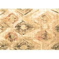thumbnail image 1 of Ahgly Company Indoor Rectangle Abstract Brown Contemporary Area Rugs, 6' x 9', 1 of 4