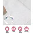 thumbnail image 6 of Spring Flowers Kitchen Dish Towels for Drying Dishes Set of 2, Watercolor Floral Butterflies Botanical Waffle Weave Microfiber Hand Tea Bathroom Towels Quick Dry & Absorbent Towel 15.7x23.6, 6 of 7