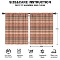 thumbnail image 2 of Blackout Kids Curtains,Brown Geometric Striped Pattern Childrens Insulated Curtains Set Of 2,Bedroom Essentials,Toddler Room Decor 42x54in(106x137cm), 2 of 5