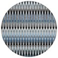 thumbnail image 2 of Addison Rugs Chantille Indoor/Outdoor Transitional Southwest Gray Washable Round Rug, 8' x 8', 2 of 6