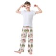 thumbnail image 2 of FORMRS Boys Pajama Pants with Pockets Size 11-12Y Kids Lounge Sleep Bottoms, Red Christmas House, 2 of 8