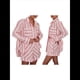 thumbnail image 3 of Conjuntos de Dos Piezas A Rayas para Mujer: Camisas Abotonadas y Pantalones Cortos, Conjuntos de Estar por Casa A Juego. Rosa L, 3 of 7