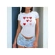thumbnail image 1 of Playera Blusa De 9 Corazones Distintos Dibujados Ropa De Mujer Color Blanco Talla Chica Marca Emil SaEs, 1 of 4