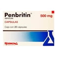 thumbnail image 2 of Penbritin Ampicilina 500 mg 20 cápsulas, 2 of 2