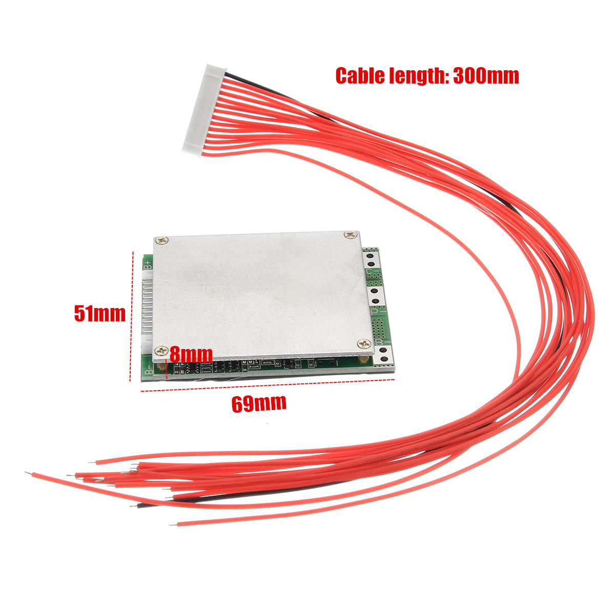 Lithium Battery Charging Board 13S 30A BMS Board Overcharge Overdischarge Short Circuit and Temperature Protection