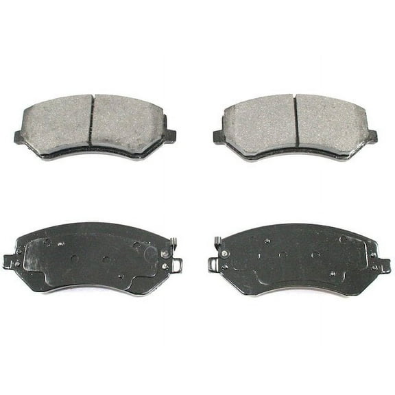 Front Brake Pad Set - Compatible with 2001 - 2007 Dodge Caravan 2002 2003 2004 2005 2006