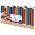 thumbnail image 4 of 4 Pack Shelf Sign Holder Clear Acrylic Display 5" x 3" Label Frame for Product Information Inventory Name and UPC Labels in Shoe Stores Locations Moveable Side Load, 4 of 8