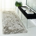 thumbnail image 1 of Safavieh Ocean Trellis Solid Plush Shag Area Rug, 1 of 6