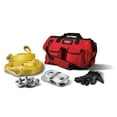 thumbnail image 1 of Warn Winch Rigging Kit 88900 Includes 20000 Pound Capacity Snatch Block; Recovery Strap; Tree Trunk Protector; 3/4 Inch D-Shackles; Pair of Gloves and Gear Bag; Red Bag, 1 of 5