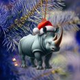 thumbnail image 3 of Personalized Christmas Cow Ornaments Cow Ornaments For Christmas Tree Cute Cow Theme Christmas Tree Hanging Decoration Acrylic Cow Shape Christmas Decorations For Holiday, 3 of 4