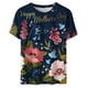 thumbnail image 4 of Camiseta informal para mujer, blusa estampada con cuello redondo y manga corta, Tops OAVQHLG3B Store  lin121212, 4 of 4