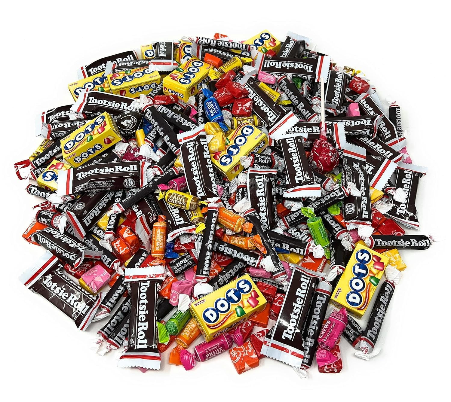 Assortit Bulk Candy Party Mix 3 lb Assortment Tootsie Rolls Starburst Dots Tootsie Pops Individually Wrapped Fruity Candy Peanut Free Gluten Free