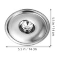 thumbnail image 2 of unbranded 6Ud Cubierta Para Olla De Acero Inoxidable Resistente Para Universal Plata, 2 of 8