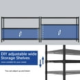 thumbnail image 7 of 3-Wire Shelf Adjustable Heavy Duty Storage Shelves,Metal Organizer Wire Rack for Laundry Bathroom Kitchen Pantry Closet Garage Shelving(Black,24" Dx59.6 Wx47.6 H), 7 of 7