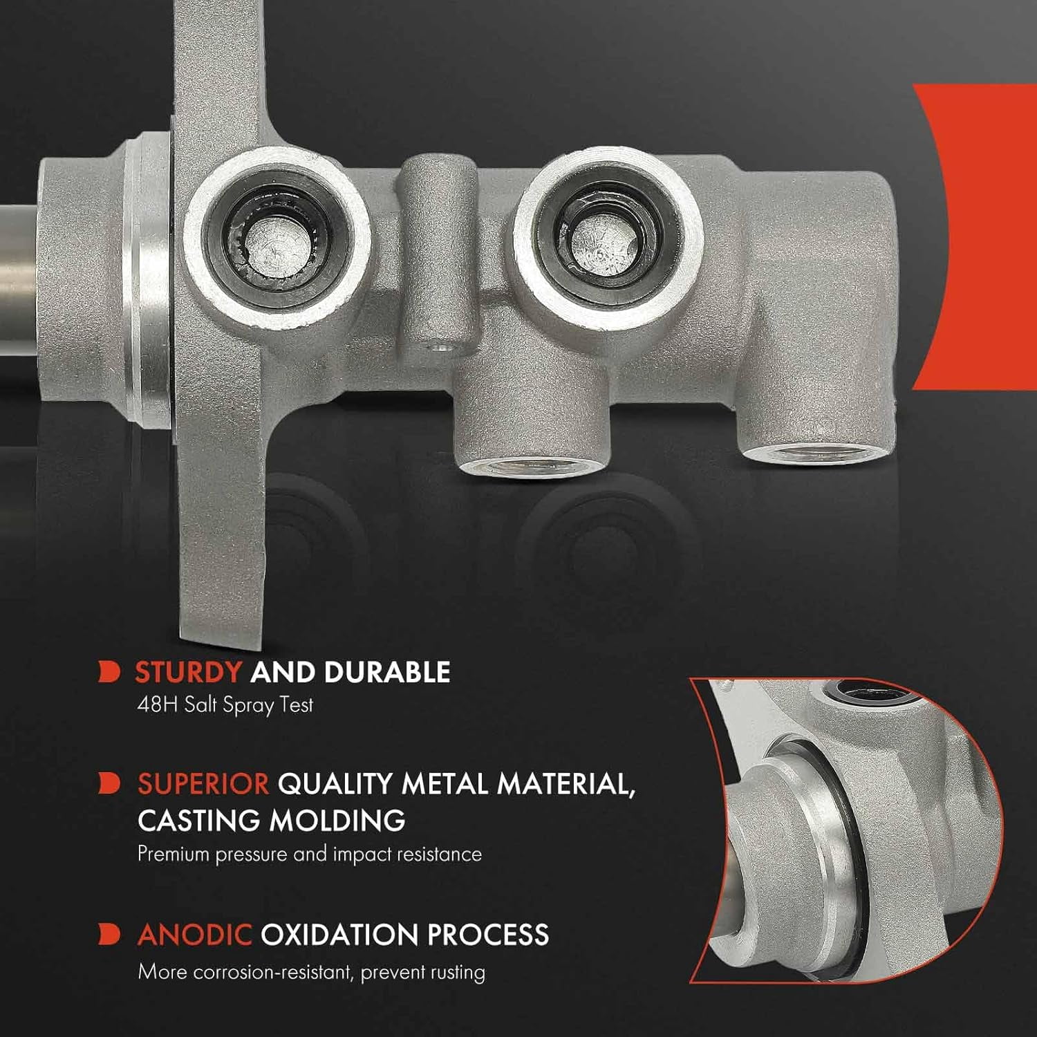 A-Premium Brake Master Cylinder Compatible with Ford, Lincoln and Mercury Vehicles - Fusion 2010-2012, MKZ 2010-2012, Milan 2010-2011 - Replace# AE5Z2140A