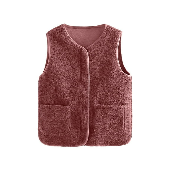 Gaexia Sweater Vest Women,Shearling Sleeveless Jacket Vest for Winter Warmth and Comfortable Outerwear Experience