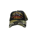 thumbnail image 4 of Life's A Game Hunting Is Serious Camo Black Deer Hunt Embroidered Cap Hat, 4 of 5