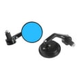 thumbnail image 5 of Dualoai 2x Motorcycle End Bar Mirror 7/8'' Aluminum Alloy Portable Handlebar Mirrors, 5 of 9