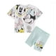 thumbnail image 3 of Disney-camiseta y pantalones cortos con estampado de Minnie Mouse para niños y niñas, ropa de 2 piezas, pijamas para niños pequeños, trajes bonitos, 3 of 5