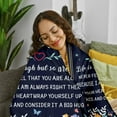 thumbnail image 2 of Sister Inspirational Gifts, Sister Birthday Gifts from Sister, Best Friend Christmas Birthday Gift for Women, Bestie Gifts, Big Sister Gifts from Little Sister Blanket 50x60, Soul Sister Gifts, 2 of 6