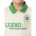 thumbnail image 5 of Wonder Nation Boy's Short Sleeve Graphic Polo T-Shirt, Sizes 4-18 & Husky, 5 of 7