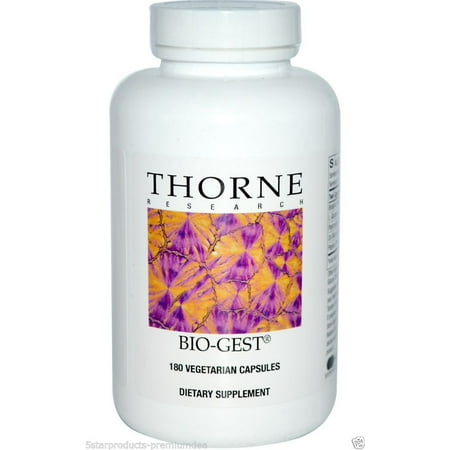 Thorne Research - Bio-Gest - Blend of Digestive Enzymes to Aid Digestion - 180 (3 Best Digestive Enzymes)