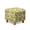 Butterfly Lemon Floral Print Beige, variant on SCRAWLGOD Cloud Print Teal Ottoman Cover Square, Washable Small Ottoman Cover - Stretch Ottomans Slipcover, with Elastic Band, Soft for Storage Stools