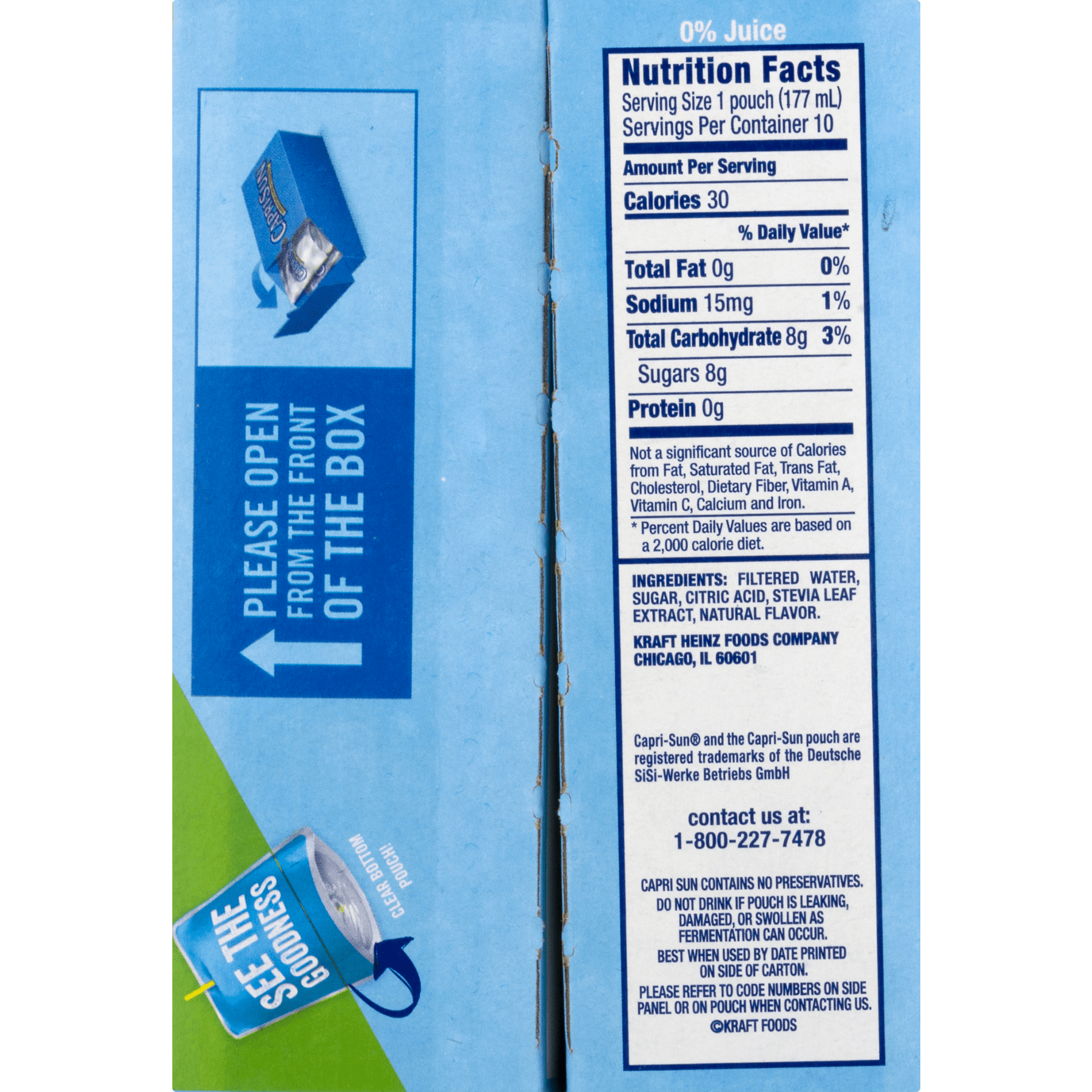 Capri Sun Nutrition Facts Pacific Cooler Nutrition Ftempo